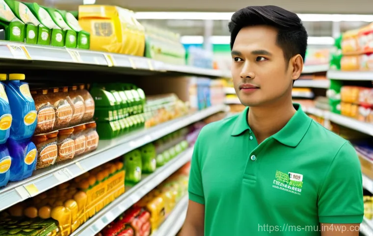 그린워싱과 기업 이미지 구축의 문제 - **Deceptive Dish Soap Label:**
    Prompt: "A close-up of a Malaysian woman in her late 20s, wearing...