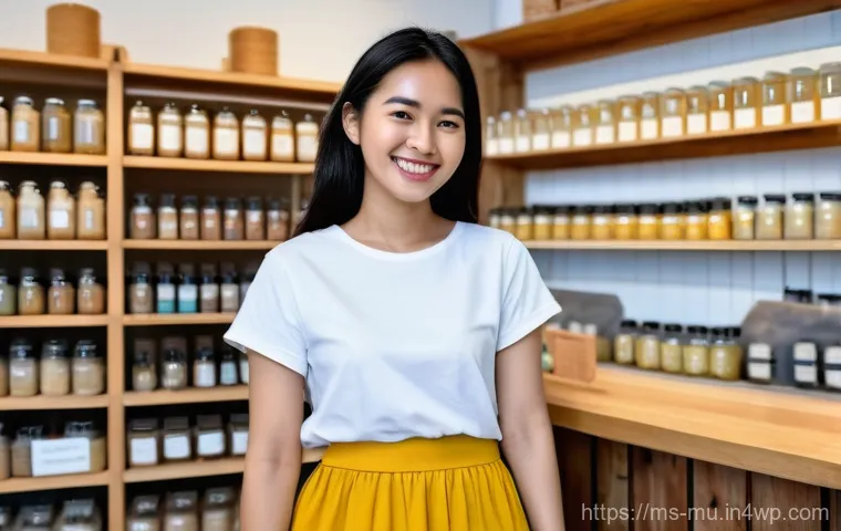 그린워싱과 기업 이미지 구축의 문제 - **Skeptical Shopper Identifying Greenwashing:**
    Prompt: "A medium shot of a Malaysian man in his...